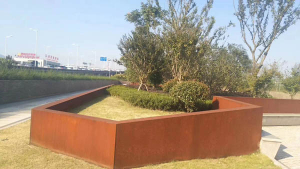 大田耐候钢挡土墙